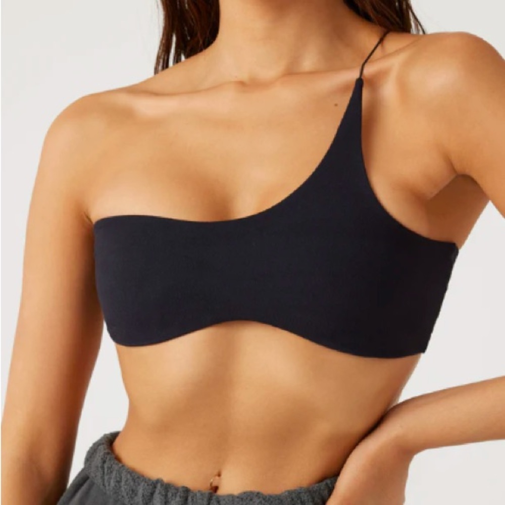 joah brown single strap contour bra
